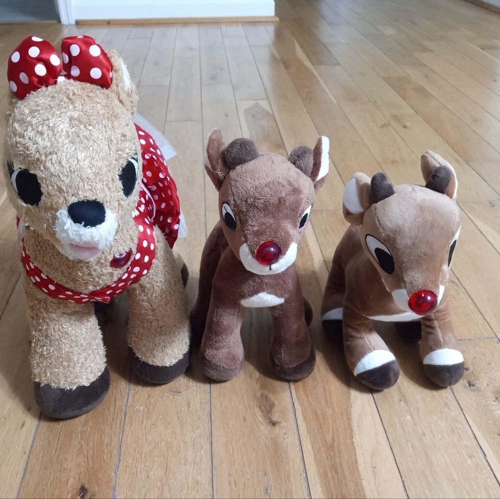 Rudolph the red nosed reindeer plush